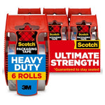 6 Rolls of Scotch Heavy Duty Packing Tape