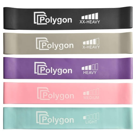 5 Pack Exercise Resistance Bands