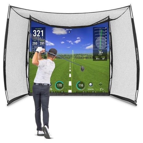 GoSports Range Cage Golf Net With Impact Screen