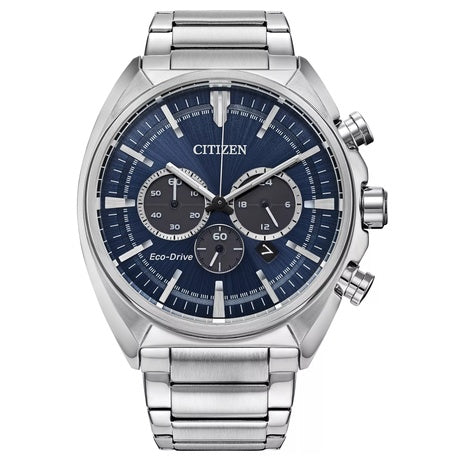 Citizen Men's Chronograph Eco Drive Sport Stainless Steel Bracelet Watch