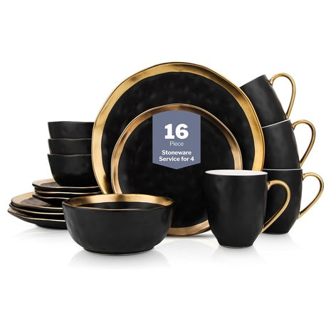 Targeted: 16-Piece Stone Lain Florian Dinnerware Set