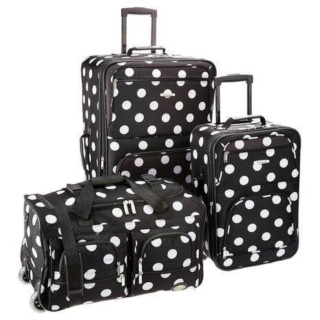 3-Piece Rockland Vara Softside Luggage Set (3 Colors)