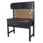 48" WorkPro 6713 2-in-1 Workbench And Cabinet Combo With Light
