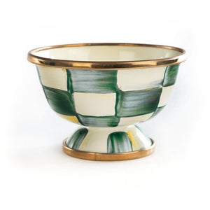 Emerald Check Sugar Bowl