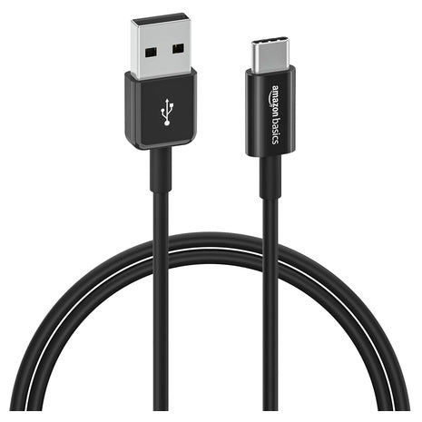 24-Pack Of 5 Amazon Basics 3' USB-C To USB-A 2.0 Male Cable (120-Count Total)