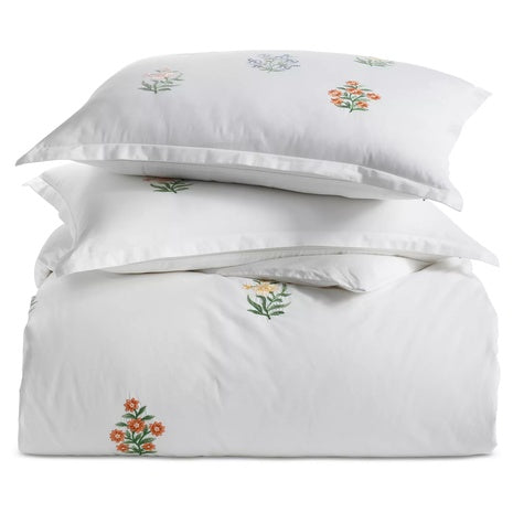 3-Piece Charter Club Bouquet Embroidery King Comforter Set