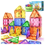 32-Piece Magnetic Tiles Building Blocks Set