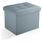 17" Foldable Ottoman Storage Bench