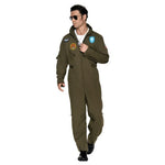 Adult Pilot Flight Jumpsuit Costume
