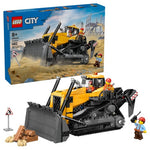 682-Piece Lego City Yellow Bulldozer Construction Site Building Toy