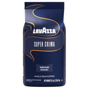 Lavazza Super Crema Whole Bean Coffee (2.2lb)