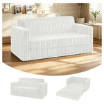 HABUTWAY 49.8" 4-in-1 Loveseat Boneless Couch