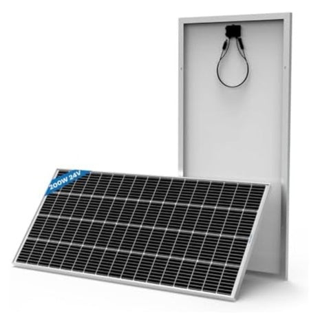 200W 24 Volt Monocrystalline High-Efficiency Solar Panel