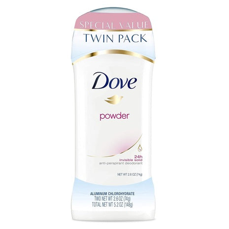 4-Pack Dove Powder Invisible Antiperspirant Deodorant