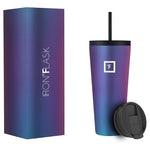 Iron Flask Double Walled Vacuum Insulated Classic 2.0 Tumbler w/ 2 Lids & Straws