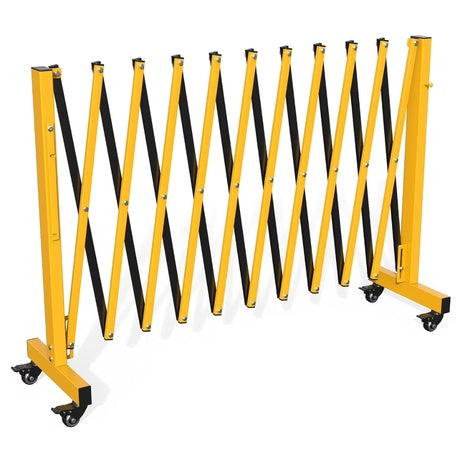Expandable 11' Steel Safety Barricade