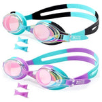 2-Pack Kids Swim Goggles