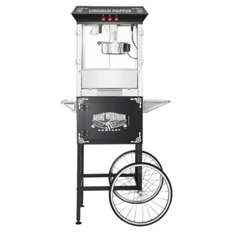 8oz Great Northern 6035 Popcorn Popper Machine With Cart