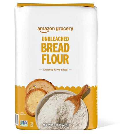 5-Lb Bag of Amazon Unbleached Enriched Bread Flour