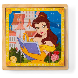 Melissa & Doug Disney Princess Wooden Toy Cube Puzzle Blocks
