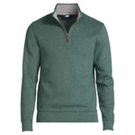 Lands' End Big & Tall Bedford Rib Quarter Zip Sweater