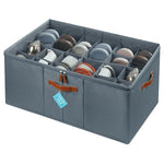 24 Pair Extra Large Foldable Shoe Organizer Box