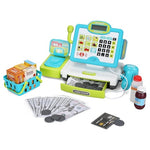 Pretend Play Cash Register Set with Scanner & Play Food