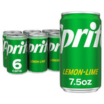 6 Mini Sprite Cans
