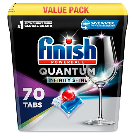 210 Finish Quantum Infinity Shine Dishwasher Pods + $15 Amazon Credit!