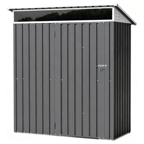5' X 3' Shintenchi Outdoor Metal Storage Shed With Window