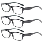 Set Of 3 Modfans Unisex Reading Glasses With Pouch