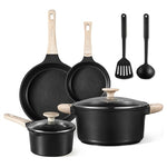 Carote 8-Piece Nonstick Pots and Pans Set with Lids