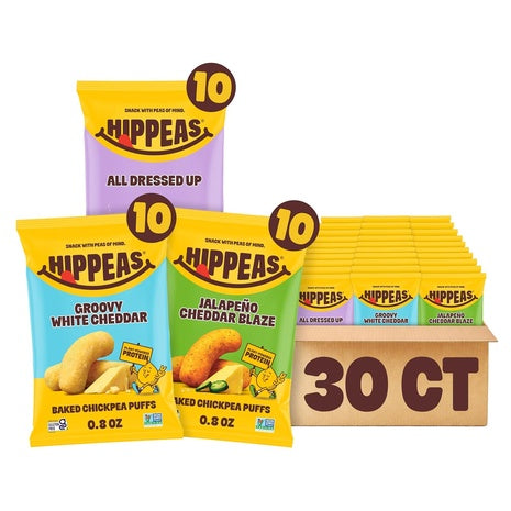 Targeted: 30 Bags Hippeas Chickpea Puffs (0.8oz)