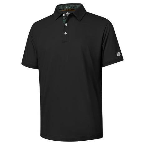 Men's Short Sleeve Solid Performance Collared Casual Polo Shirt (2 Colors)
