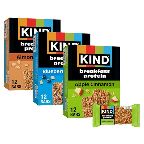 18 KIND Breakfast Protein Bars