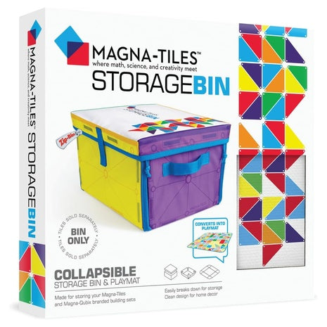 Magna-Tiles Storage Bin & Interactive Play-Mat