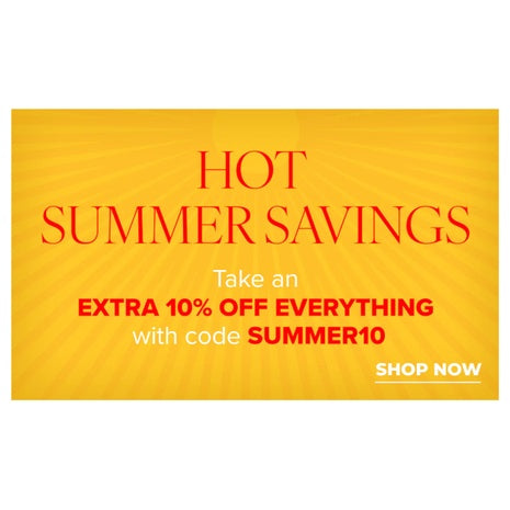 Hot Summer Savings: Up To 90% Off On Everything + Extra Savings At Ashford