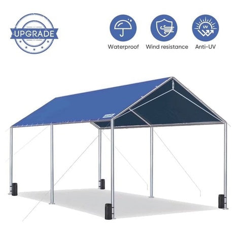 10' X 20' Quictent Upgraded Heavy Duty Car Canopy Shelter