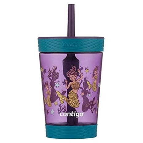 14oz Kids Spill-Proof Tumbler With Straw And BPA Free Plastic
