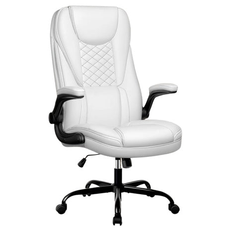Inbox Zero Loriece Ergonomic Executive Chair With Flip-up Armrests