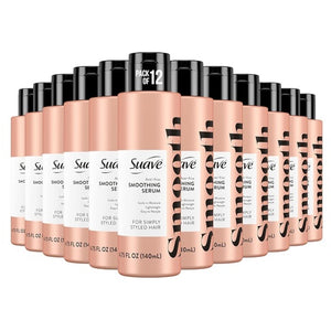 12-Pack Suave Anti Frizz Smoothing Serum (4.75 oz)