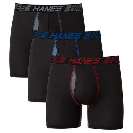 3 Hanes Men's Boxer Briefs