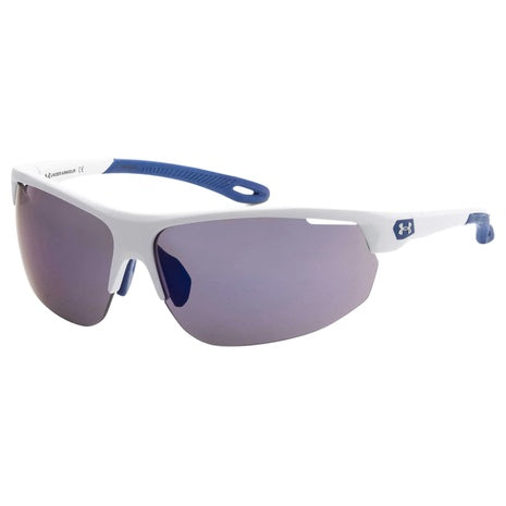 Under Armour Fashion Men's 71mm White Geometric Sunglasses