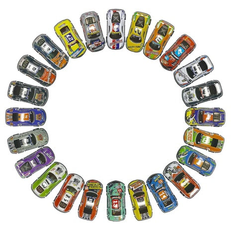 24 Mini Pull Back Race Cars