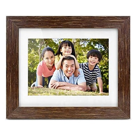 7" Distressed Wood Digital Photo Frame