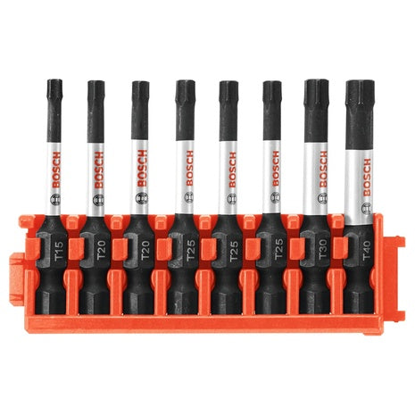 8-Piece Bosch Impact Tough Torx 2" Power Bits