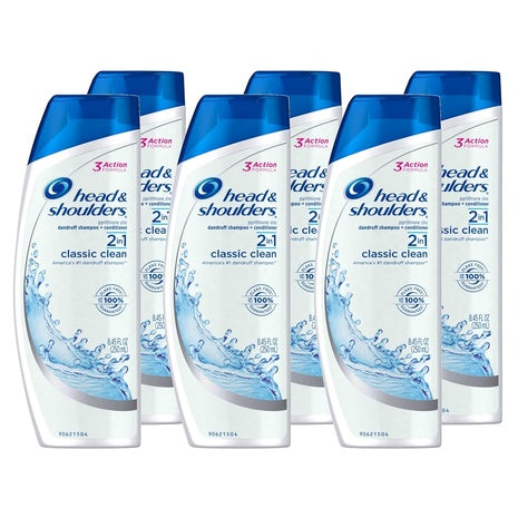6 Bottles Head & Shoulders Shampoo (8.45oz Each)