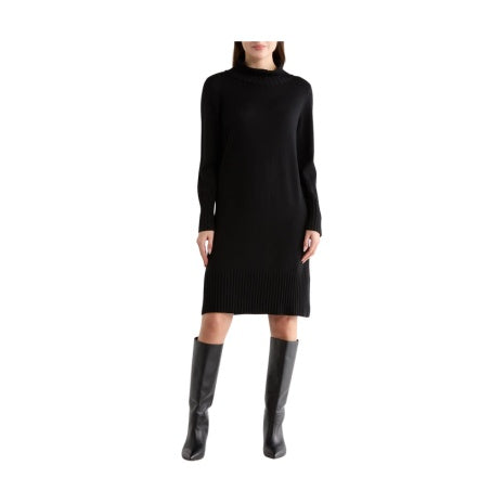 Turtleneck Merino Wool Sweater Dress