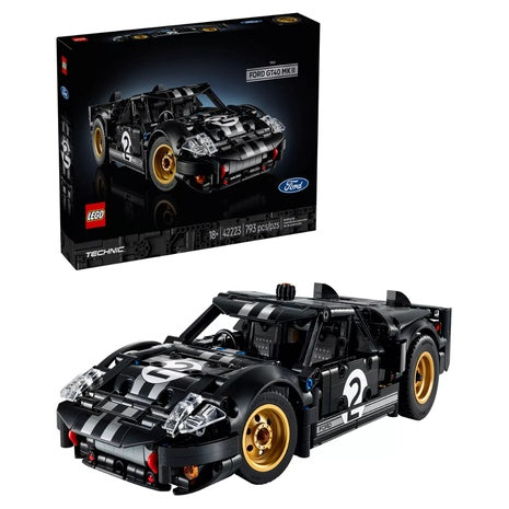 793-Piece LEGO Technic 1966 Ford GT40 MKII Race Car Building Set (42223)