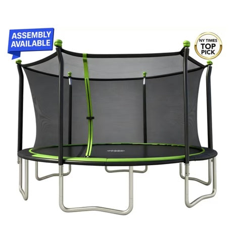 Sportspower 14ft Round Outdoor Trampoline With Safety Enclosure Net
